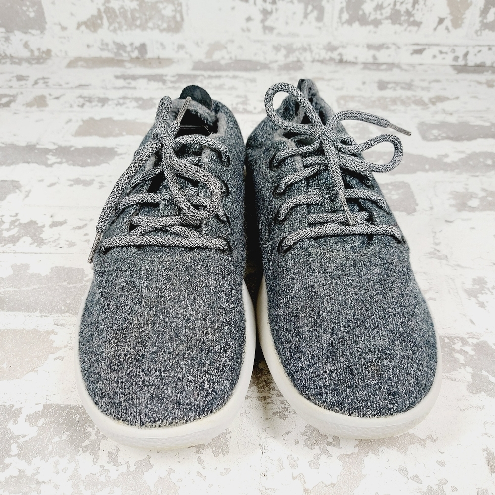 Allbirds Gray Wool Lace Up Comfort Running Walking Athletic Sneakers D824 - Picture 3 of 11